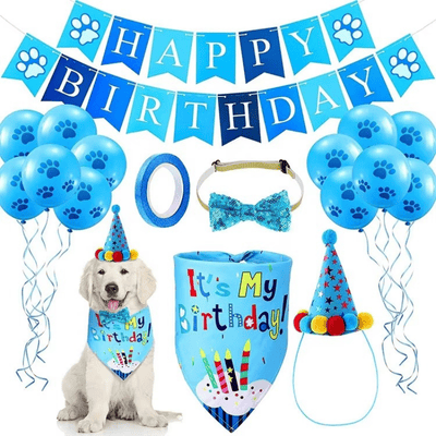 Dog Birthday Decoration Set