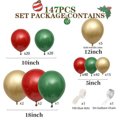 Christmas Arch Balloon Decoration Set