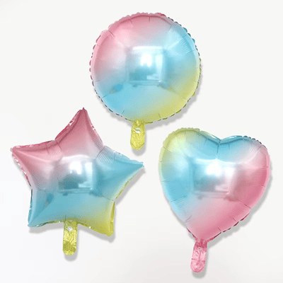 32 Inch Gradient Digital Aluminum Foil Balloon