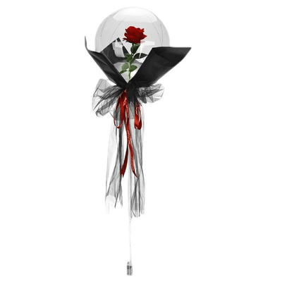DIY LED Light Transparent Flower Balls Luminous Balloon