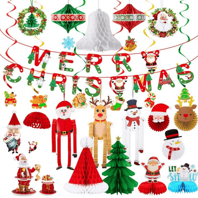 New Arrival hot selling Christmas hanging decoration set
