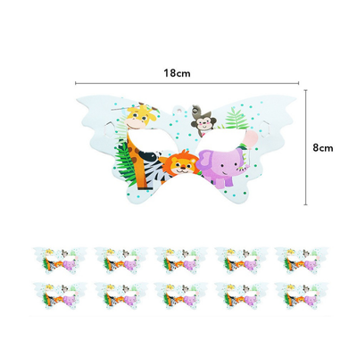 Jungle animal birthday party decoration set