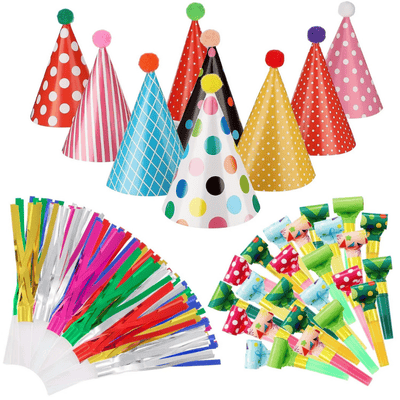 Wholesale Party Cone Hats,Birthday Blowouts Horns Whistle
