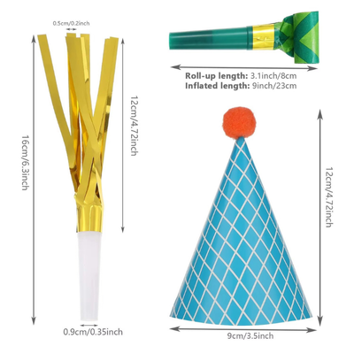Wholesale Party Cone Hats,Birthday Blowouts Horns Whistle