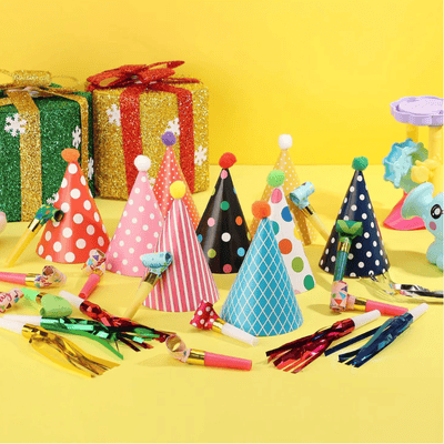 Wholesale Party Cone Hats,Birthday Blowouts Horns Whistle