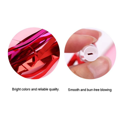 Hot sale Metallic Fringed Noise Maker, Musical party Blowouts