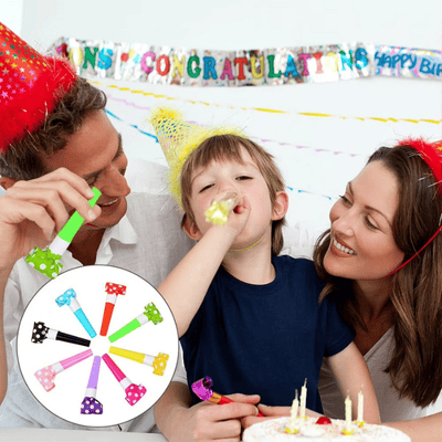 Party Blowouts Whistle Blower Noise Makers for Adults Kids Party 