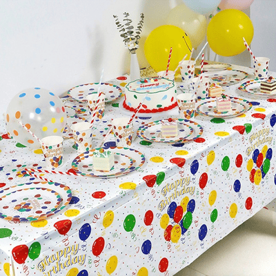  Wholesale disposable birthday party tableware set 
