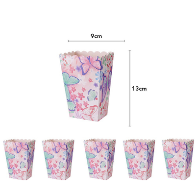 Wholesale Pink Butterfly Theme Disposable Party tableware decoration