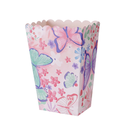Wholesale Pink Butterfly Theme Disposable Party tableware decoration