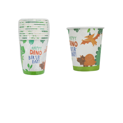 Cartoon Dinosaur theme birthday party tableware decoration 