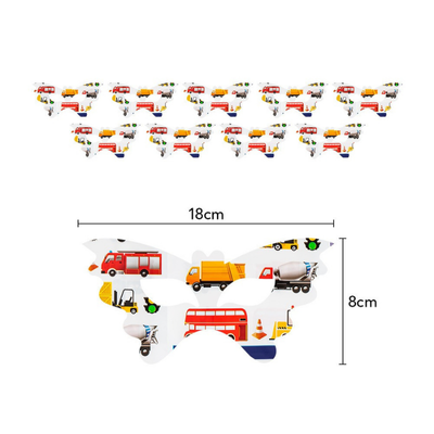 Engineering vehicle Birthday Party Disposable Tableware Set  