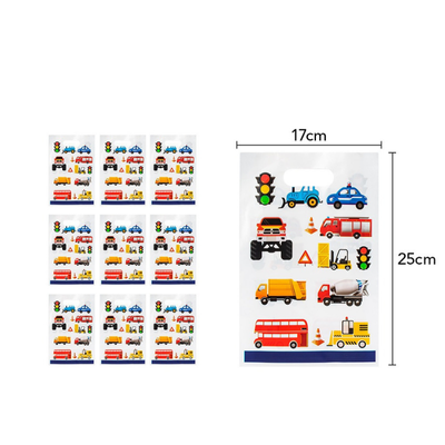 Engineering vehicle Birthday Party Disposable Tableware Set  