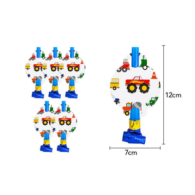 Engineering vehicle Birthday Party Disposable Tableware Set  