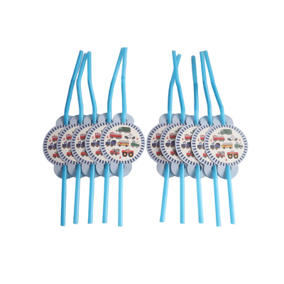 Engineering vehicle Birthday Party Disposable Tableware Set  