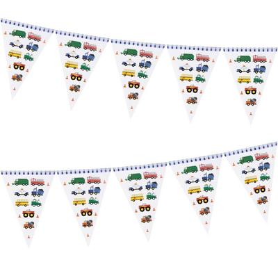 Engineering vehicle Birthday Party Disposable Tableware Set  