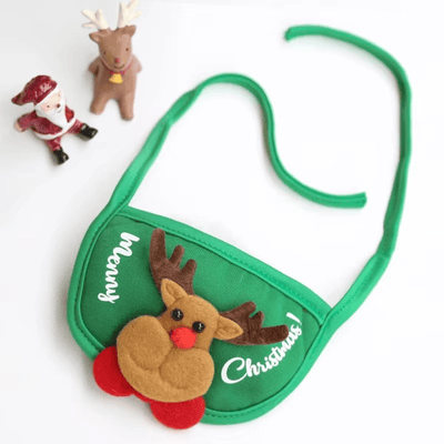 Dog Christmas Santa Hat Scarf Dog Pet Christmas Ornaments 