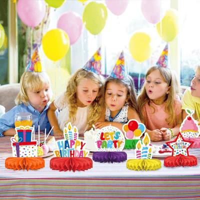 Honeycomb Ball Table Decoration For Kids Birthday Party