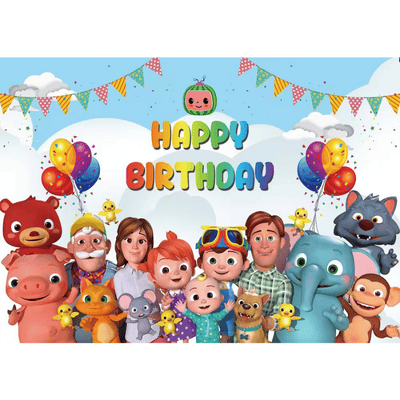Cartoon Watermelon Theme Party Backdrop Decoration 