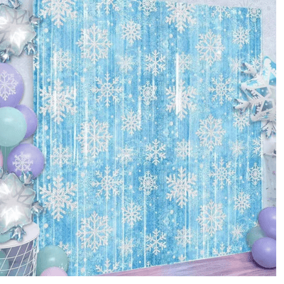 Christmas party background decoration rain silk curtain