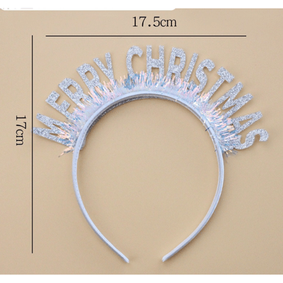 New Flash Glitter Happy Birthday Headband Birthday Decoration 