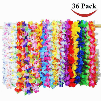 Wholesale Cheap Hawaiian Luau Flower Lei Ruffled Flowers