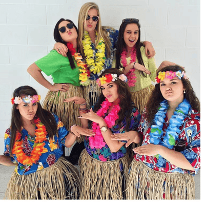 Wholesale Cheap Hawaiian Luau Flower Lei Ruffled Flowers