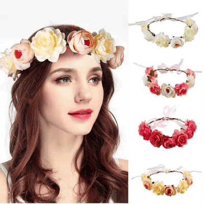 Wholesale Cheap Hawaiian Luau Flower Lei Ruffled Flowers