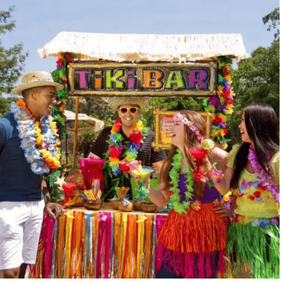 Wholesale Cheap Hawaiian Luau Flower Lei Ruffled Flowers