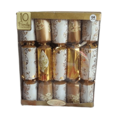 Factory Custom Luxury Christmas Crackers With Bow Ribbon