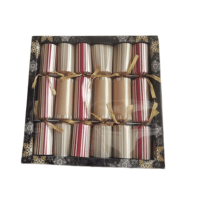 Factory Custom Luxury Christmas Crackers With Bow Ribbon