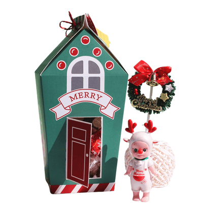 Christmas House Shape Candy Boxes Christmas Gift Box Cookie box