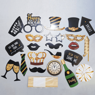 Wholesale 22 Pcs Happy New Year Photo Prop Set