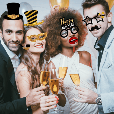 Wholesale 22 Pcs Happy New Year Photo Prop Set