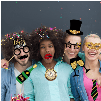 Wholesale 22 Pcs Happy New Year Photo Prop Set