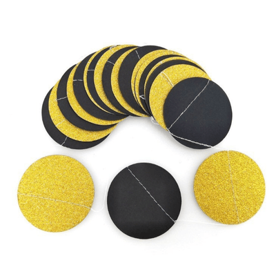4m Glitter Circle Garland Banner Party Decoration