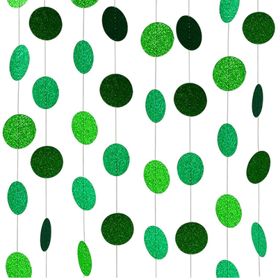 4m Glitter Circle Garland Banner Party Decoration