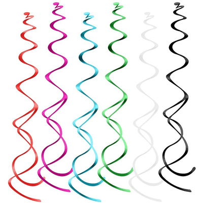 Spiral Hanging PVC Pendant Whirlpool Flower Party Decoration