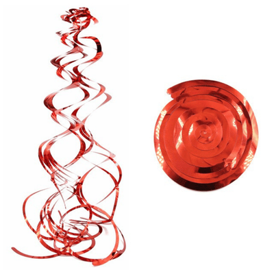 Spiral Hanging PVC Pendant Whirlpool Flower Party Decoration