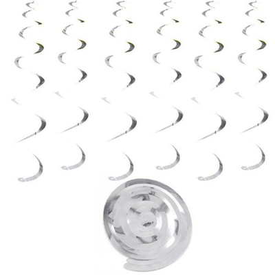 Spiral Hanging PVC Pendant Whirlpool Flower Party Decoration