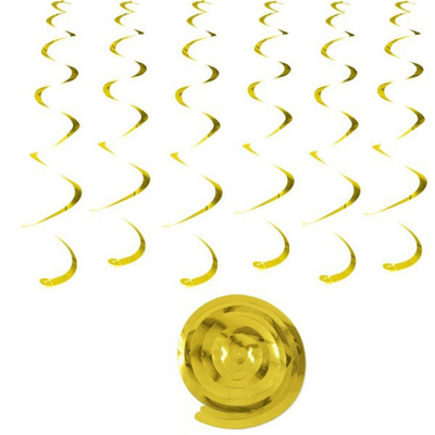 Spiral Hanging PVC Pendant Whirlpool Flower Party Decoration