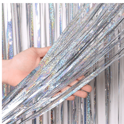  Party Glitter Tinsel Fringe Curtain Party Rain Slik Curtain