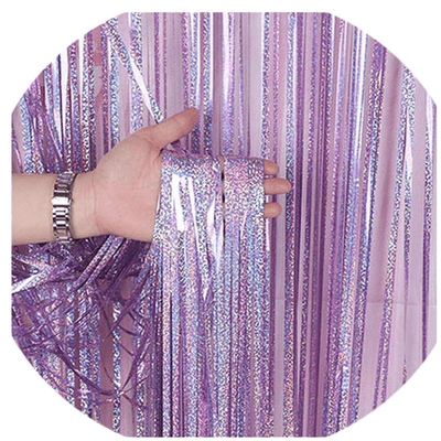  Party Glitter Tinsel Fringe Curtain Party Rain Slik Curtain