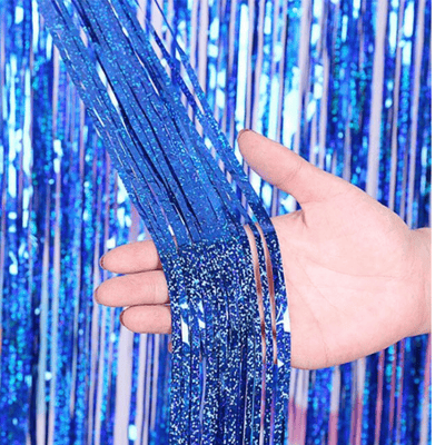  Party Glitter Tinsel Fringe Curtain Party Rain Slik Curtain