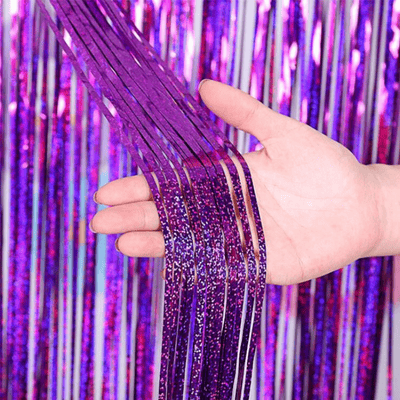  Party Glitter Tinsel Fringe Curtain Party Rain Slik Curtain
