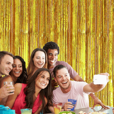  Party Glitter Tinsel Fringe Curtain Party Rain Slik Curtain