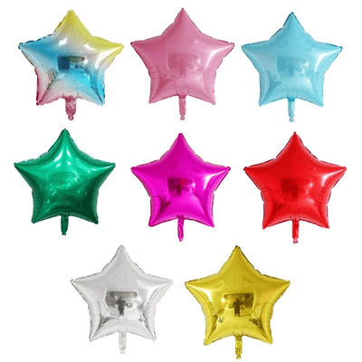 Wholesale 18inch Kids Birthday Foil Five-Pointed Star Balloon