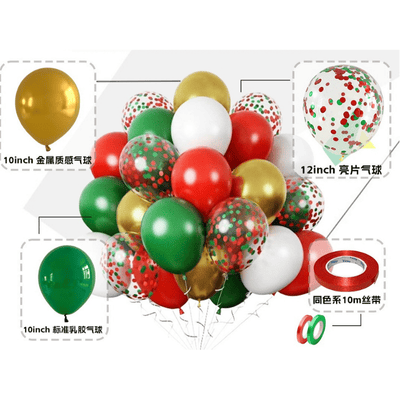 12 Inch 30Pcs Latex Balloons Assorted Color Multicolor 
