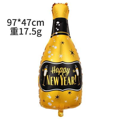 Aluminum Foil Balloon Happy New Year  Decoration 