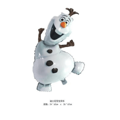 Cartoon Aluminum Foil Balloon Elsa Anna Princess Snow Baby